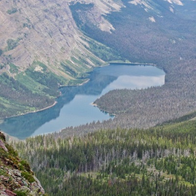 Elizabeth Lake from the Ptarmigan Trail, Glacier National Park