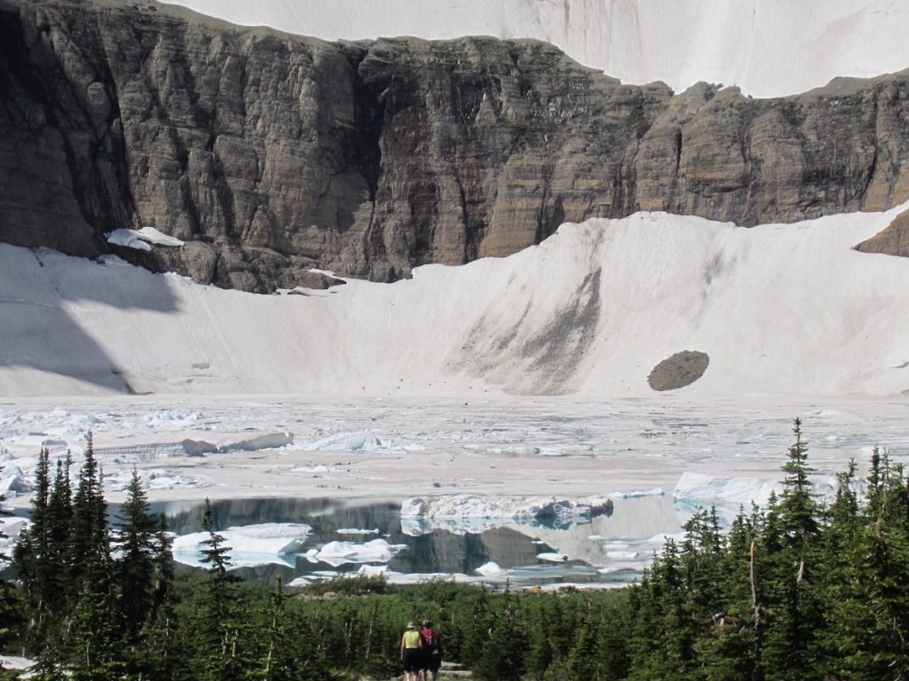 Iceberg Lake, Middle of July, Glacier National Park