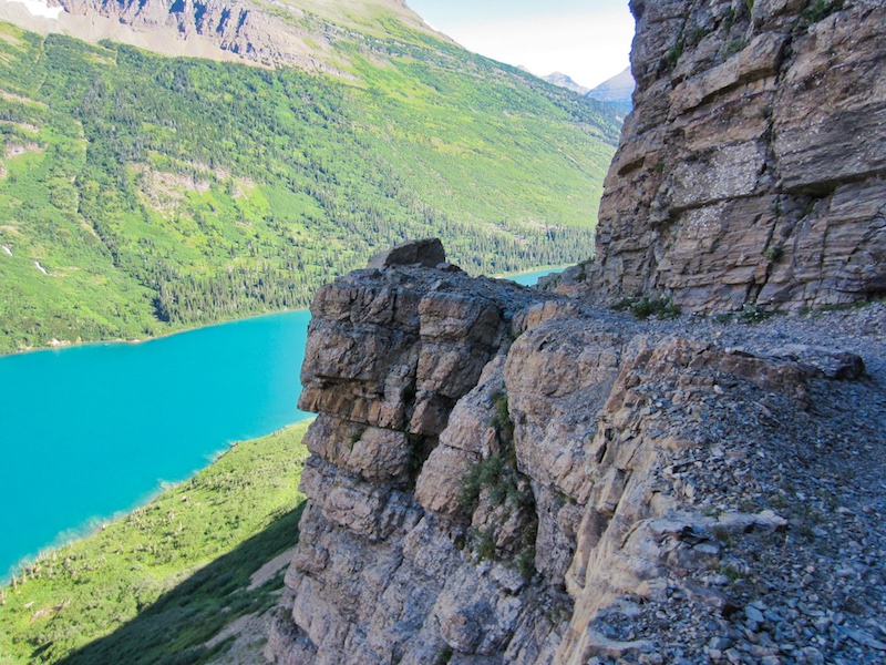 Trail Above Gunsight Lake, Glacier National Park